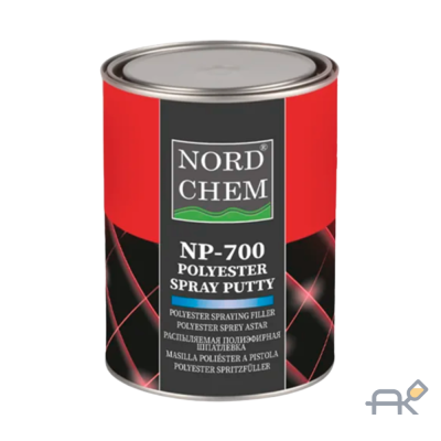 Шпатлёвка NordChem SPRAY распыляемая 1л(1.6кг)(НОВИНКА)